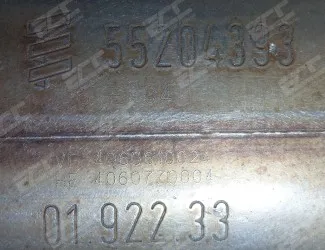 Katalyzátor Fiat 55204393 - 3