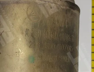 Katalyzátor Mercedes KT 0174 - 2