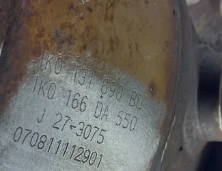 Katalyzátor VW 1K0 131 690 BG / 1K0 166 DA - 2